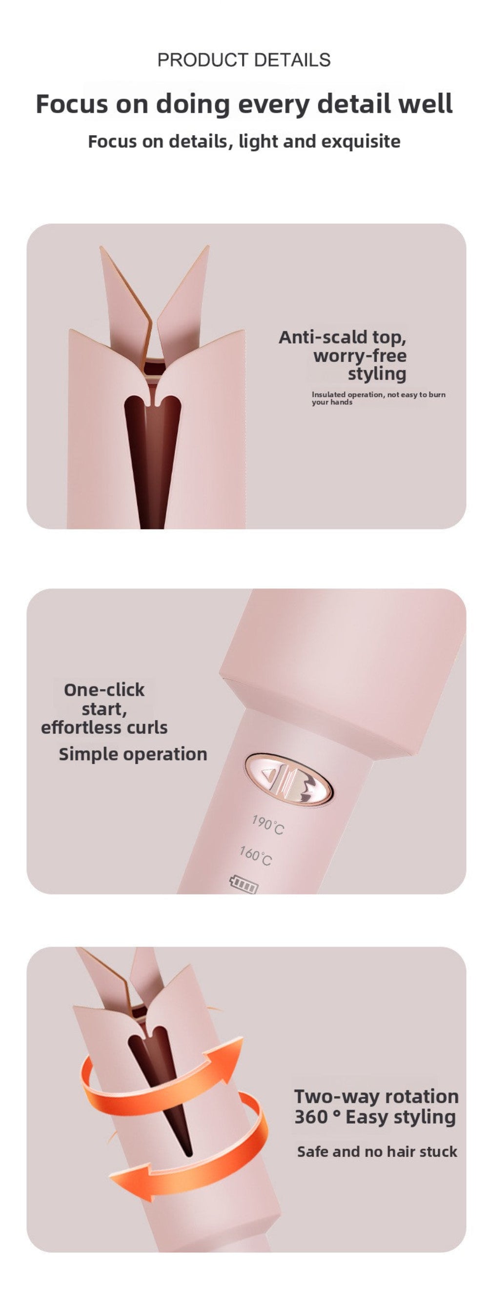 Fully Automatic Curling Iron